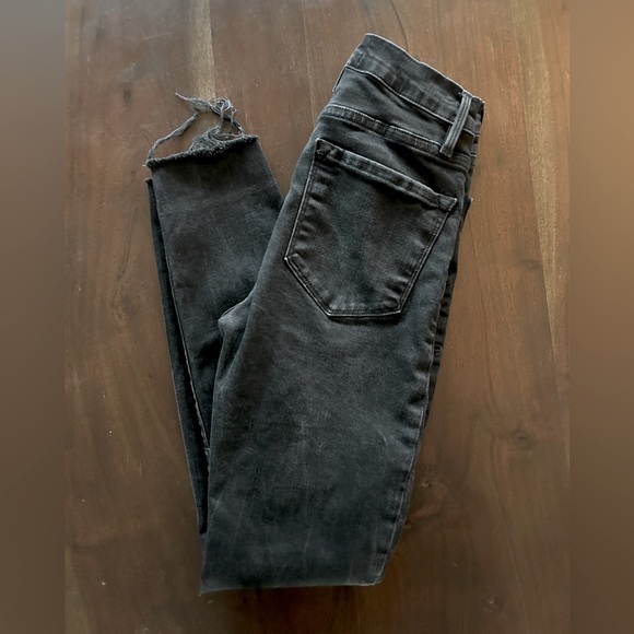 Frame - Ali High Rise Cigarette size 24 - in noir - Picture 6 of 7